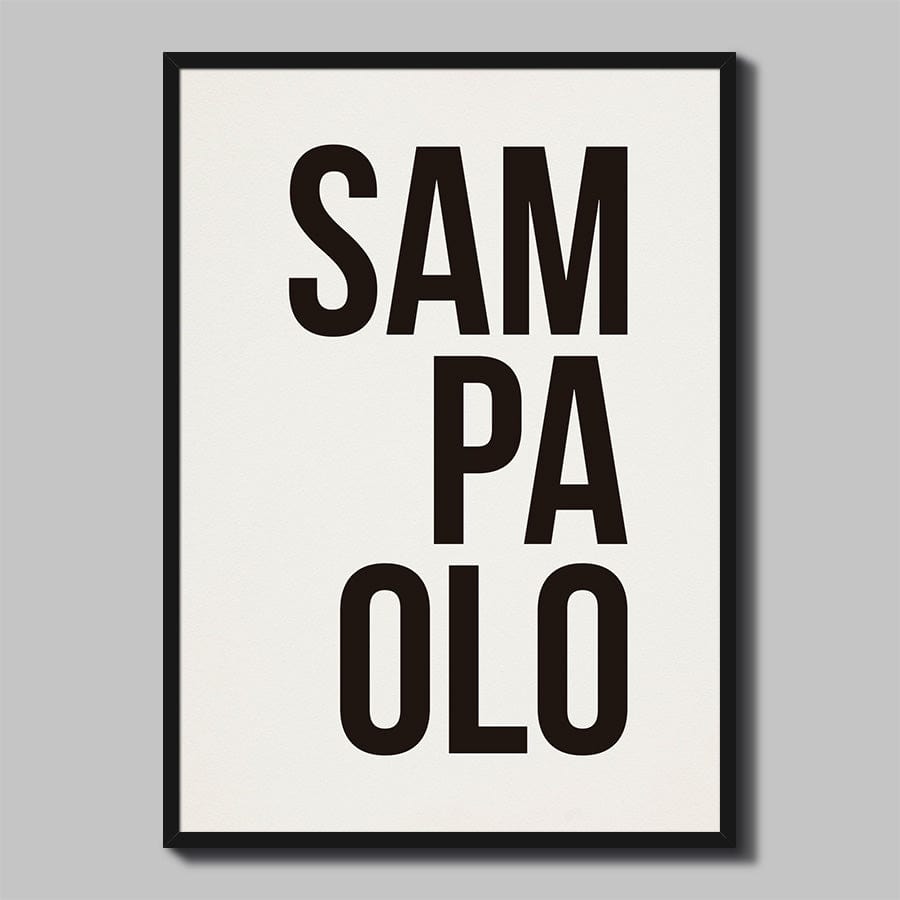 Pôster Decorativo SAMPAOLO