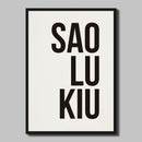 Pôster Decorativo SAOLUKIU