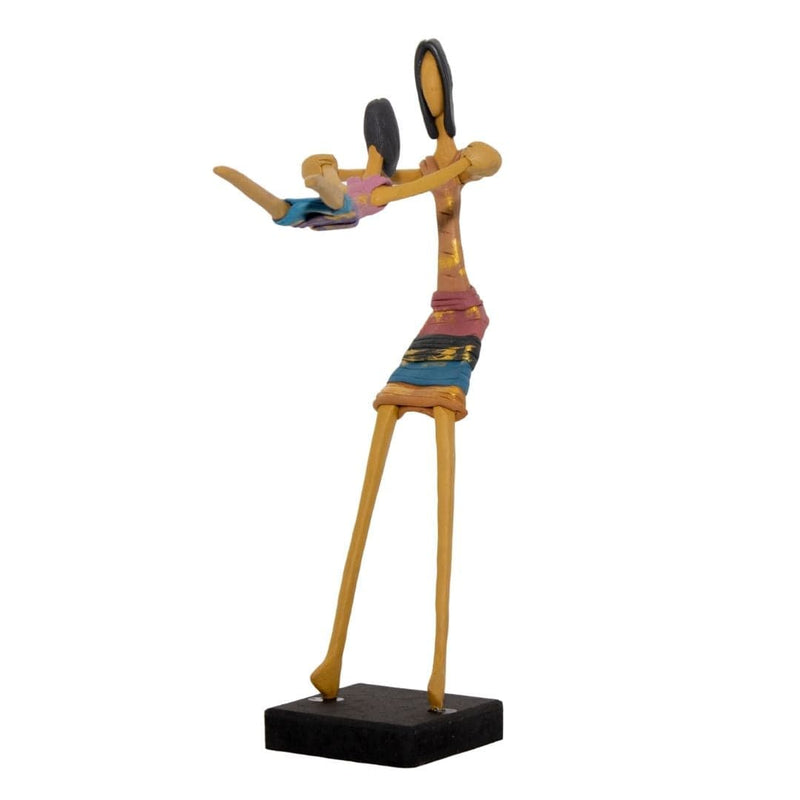 Escultura Mãe e Filha Girando