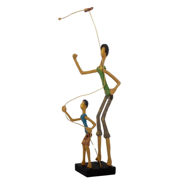 Escultura Pai e Filho com Pipa