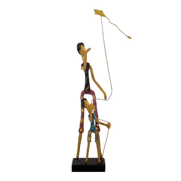 Escultura Pai e Filho com Pipa