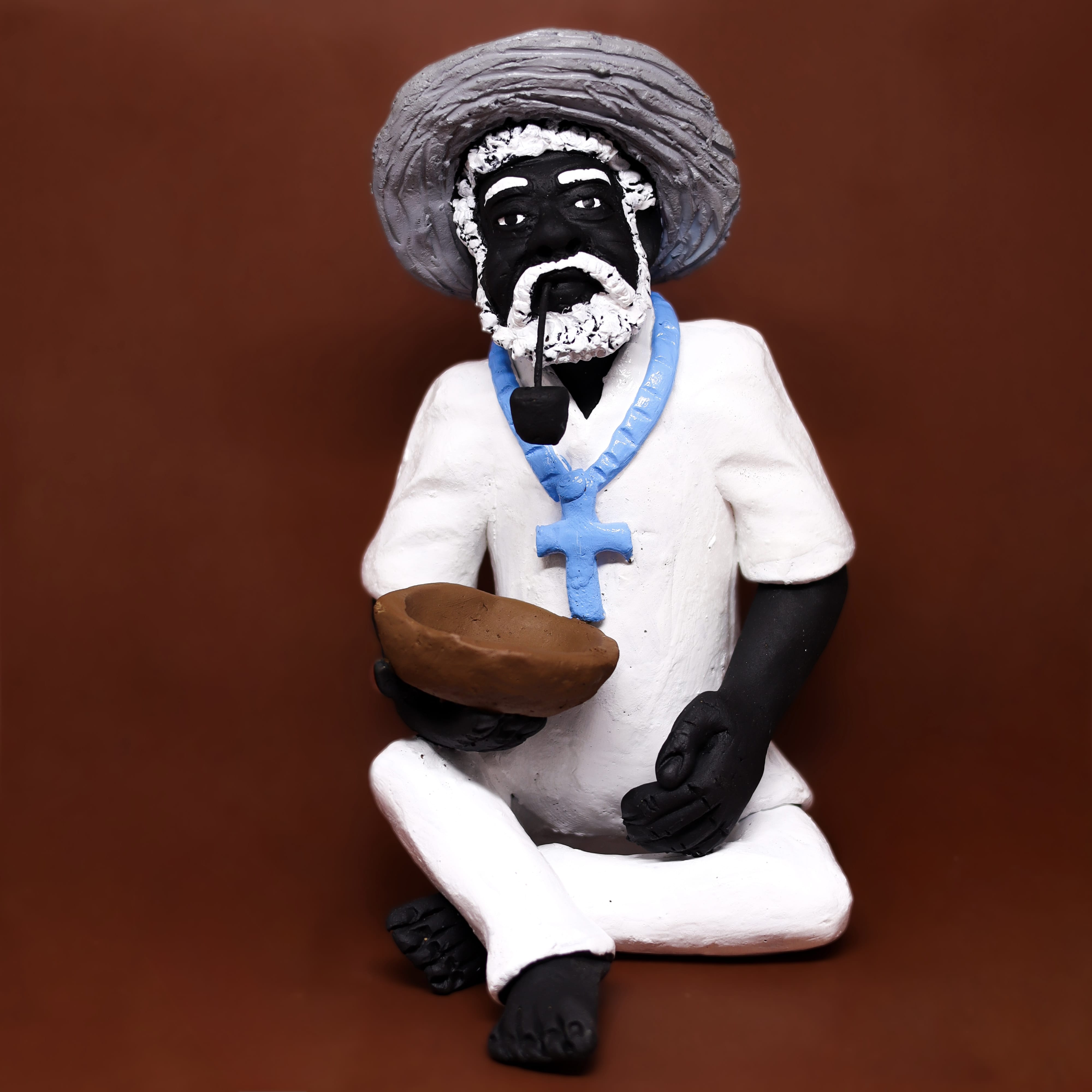 Imagem Preto Velho em Cerâmica