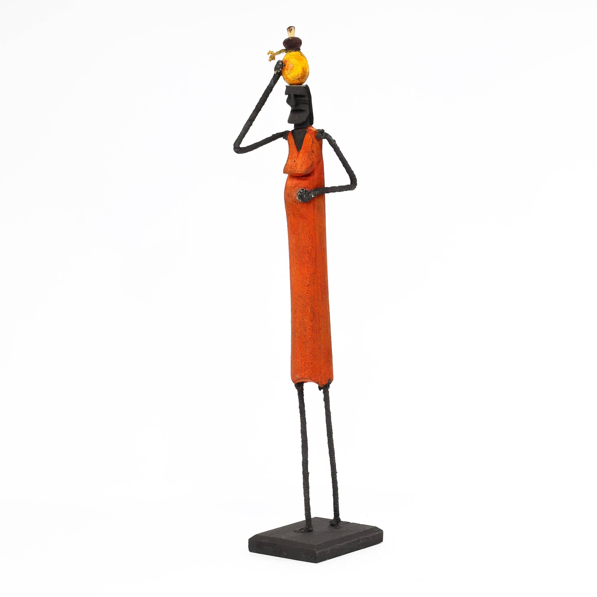 Escultura Madeira e Arame 04