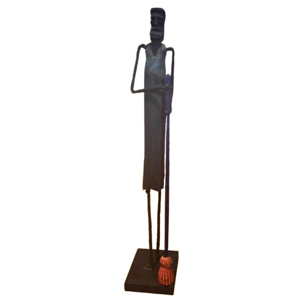 Escultura Madeira e Arame