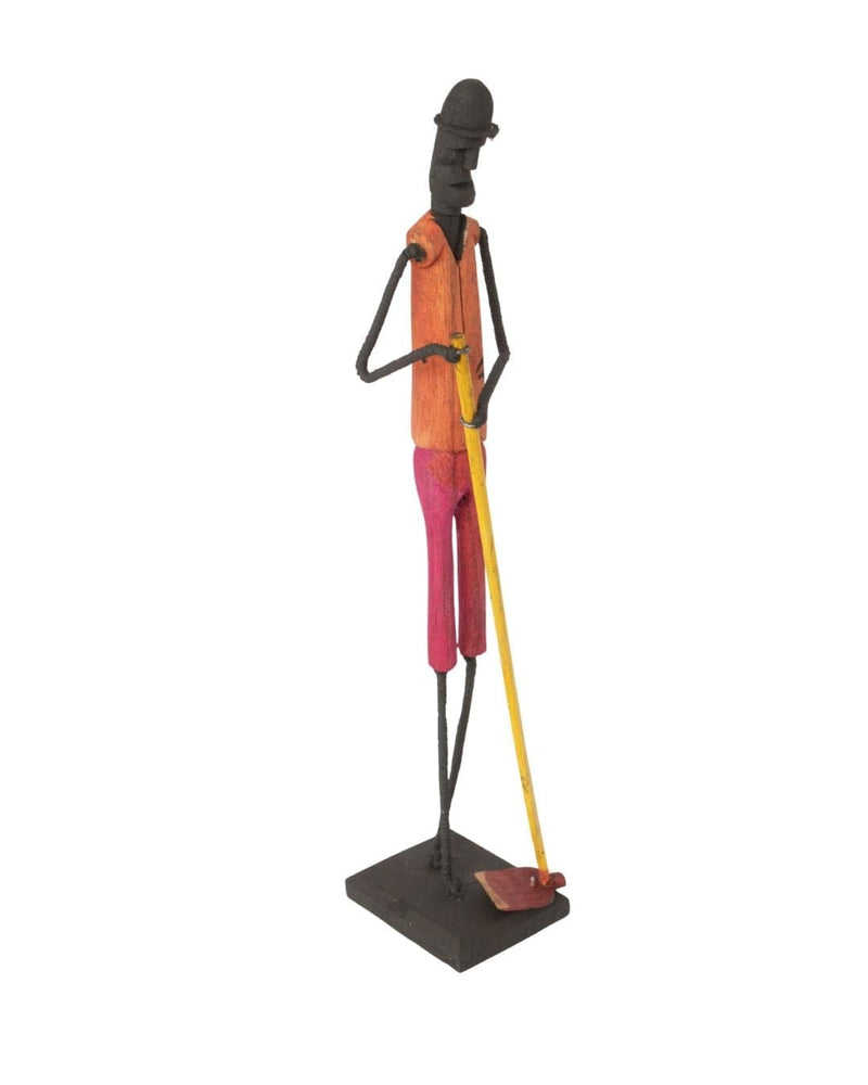 Escultura Madeira e Arame 222