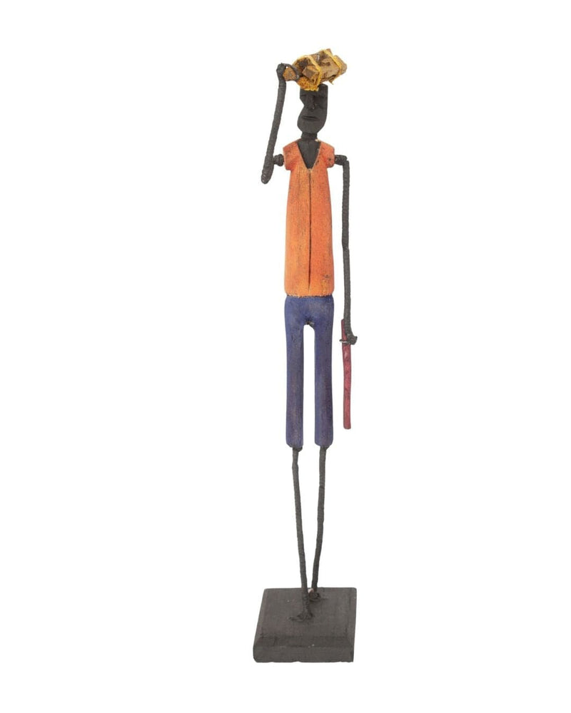 Escultura Madeira e Arame 240