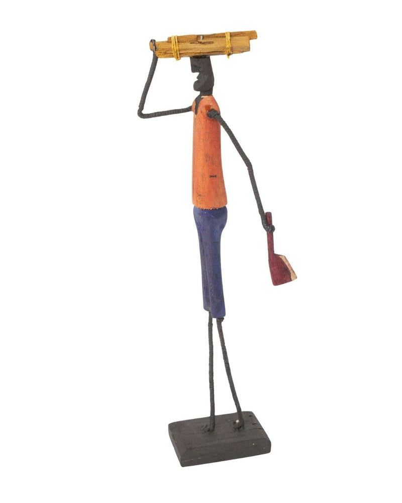 Escultura Madeira e Arame 240