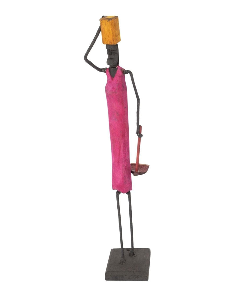 Escultura Madeira e Arame 250