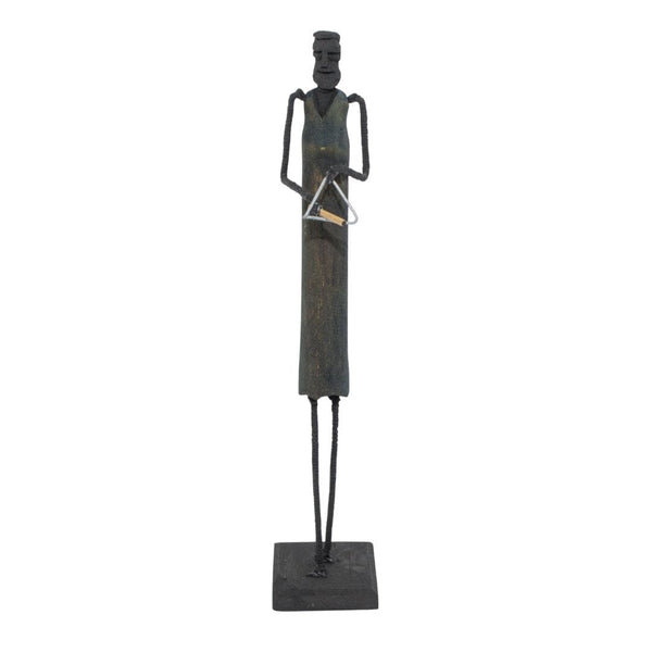 Escultura Madeira e Arame 28
