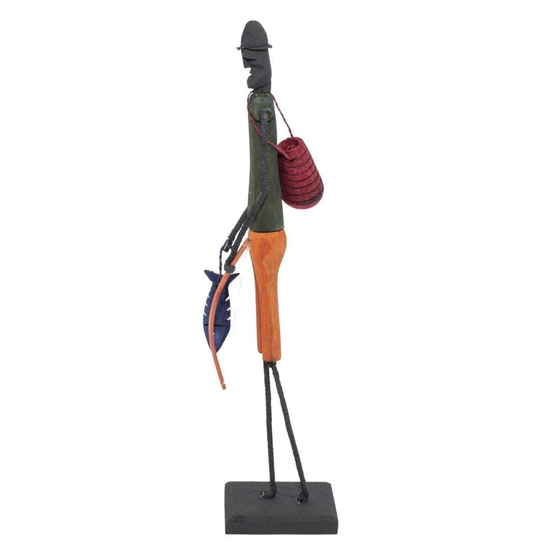 Escultura Madeira e Arame 34