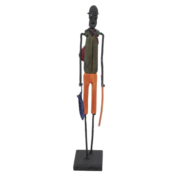Escultura Madeira e Arame 34