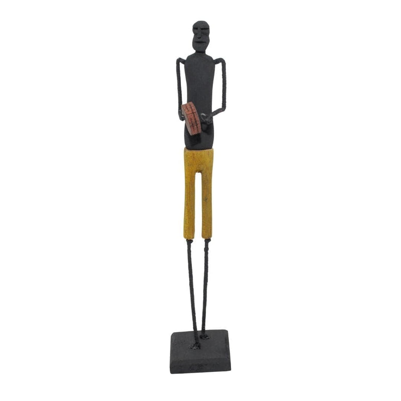 Escultura Madeira e Arame 36