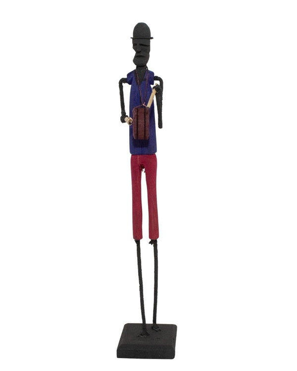 Escultura Madeira e Arame 37