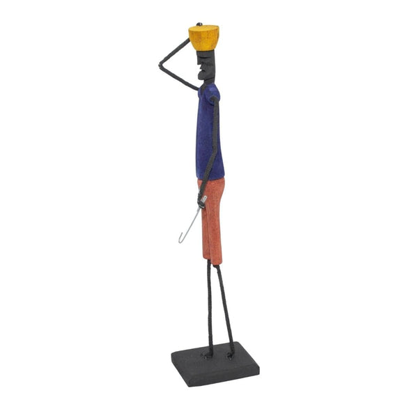 Escultura Madeira e Arame 43