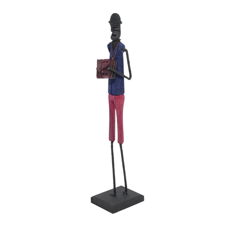 Escultura Madeira e Arame 48