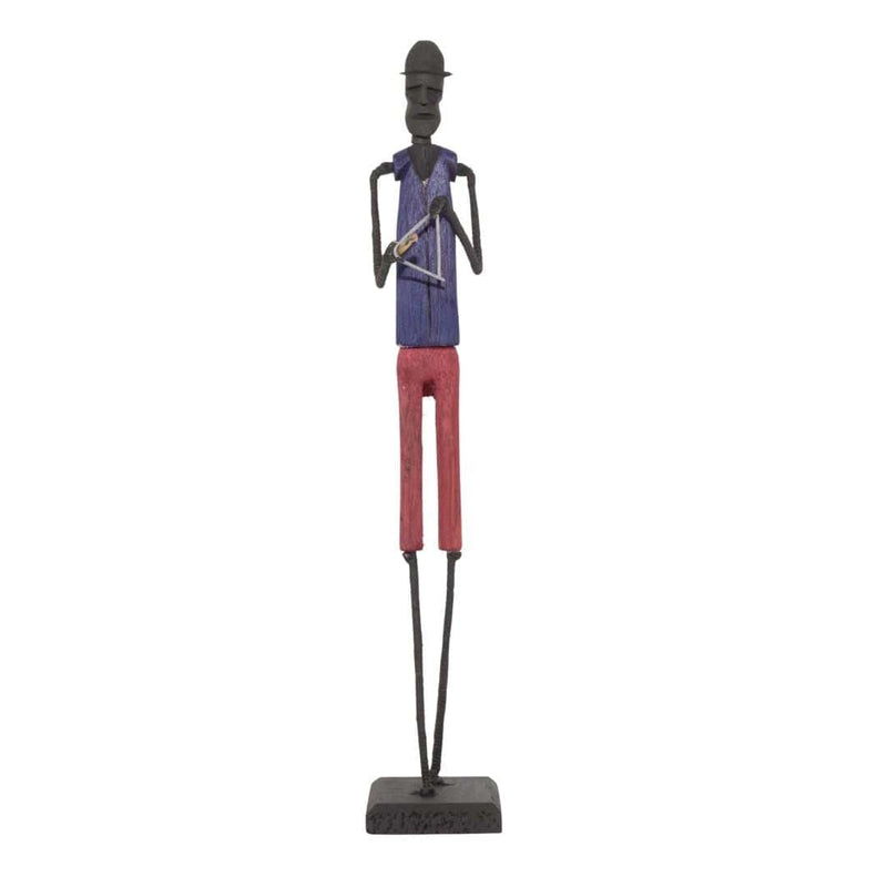 Escultura Madeira e Arame 58
