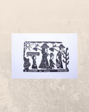 Xilogravura A caminho da Roça P