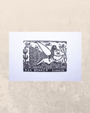 Xilogravura Asa Branca P