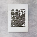 Xilogravura Balaio Cultural - 66 X 48 cm