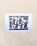 Xilogravura Ciranda P