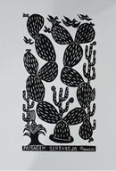 Xilogravura Paisagem Sertaneja - 66 X 48 cm - TIRAGEM CONTROLADA