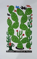 Xilogravura Paisagem Sertaneja - 66 X 48 cm - TIRAGEM CONTROLADA