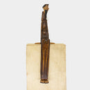 Escultura São Francisco Sentado em Madeira