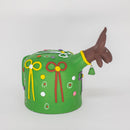 Escultura Bumbinha em Cerâmica Verde G