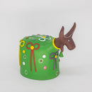 Escultura Bumbinha em Cerâmica Verde G