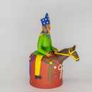 Escultura Cavalo Marinho Vermelho