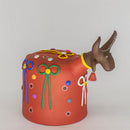 Escultura Cavalo Marinho Vermelho