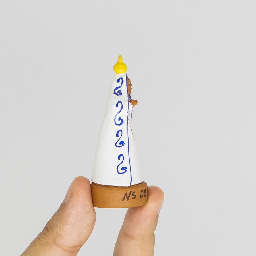 Escultura Nossa Senhora de Fátima Miniatura