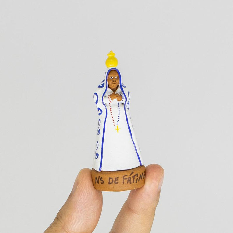 Escultura Nossa Senhora de Fátima Miniatura