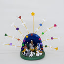 Escultura Presépio Colorido