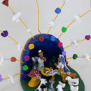 Escultura Presépio Colorido