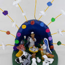 Escultura Presépio Colorido