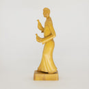 Escultura São Francisco em Madeira 35 cm