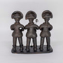 Escultura Trio Forró em Cerâmica