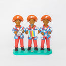 Escultura Trio Forró em Cerâmica