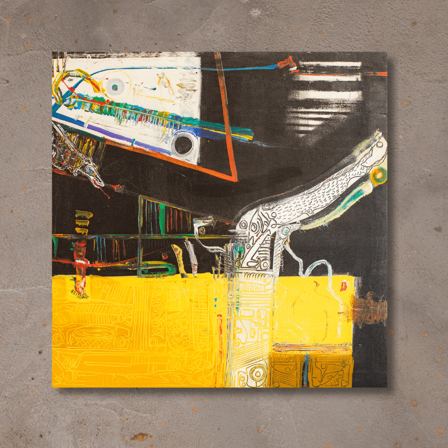 Painel Abstrato HC - 90 X 90 cm