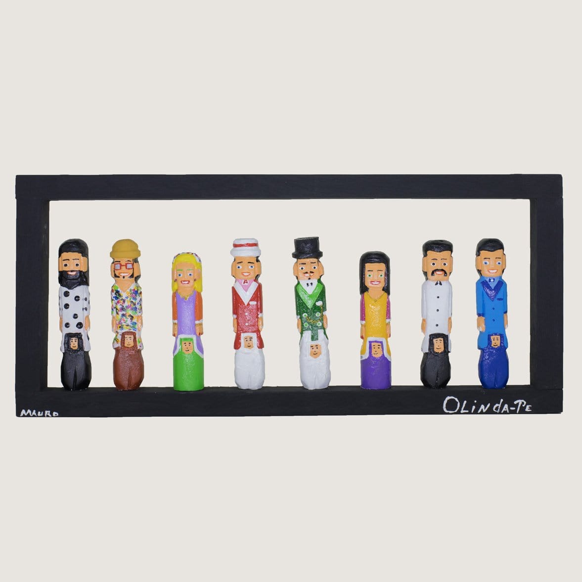 Quadro Família Bonecos Gigantes