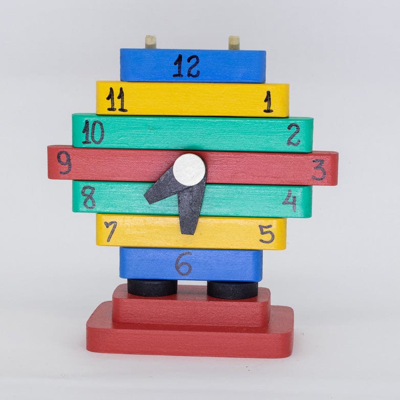 Relógio Educativo em Madeira