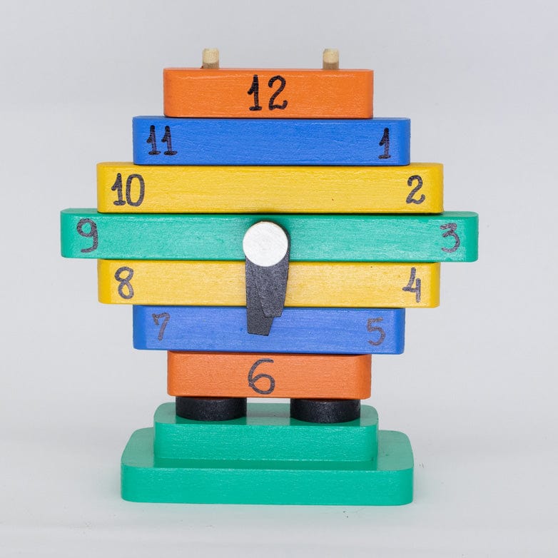 Relógio Educativo em Madeira