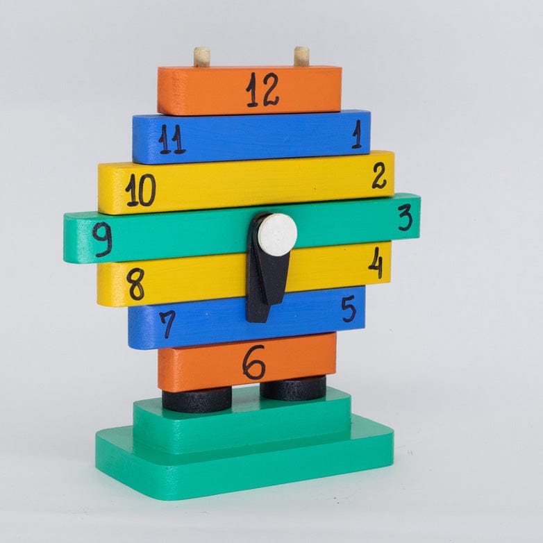 Relógio Educativo em Madeira