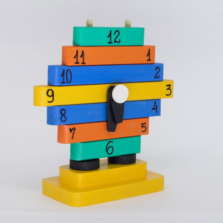 Relógio Educativo em Madeira