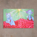 Tela Nino Ferreira - Sisters Blue 110 X 70 cm