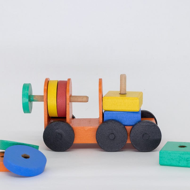 Trenzinho Educativo em Madeira