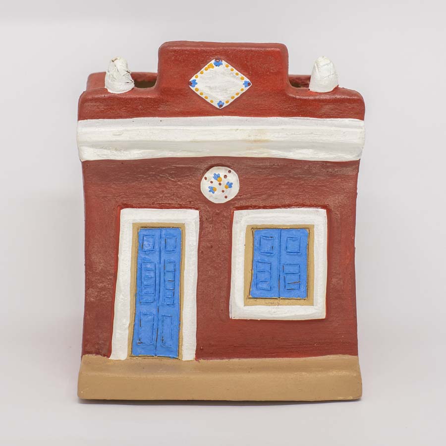 Vaso para Plantas Casario Guadalupe Vermelho P