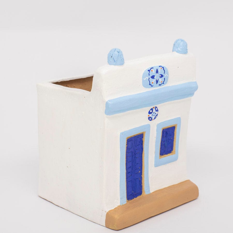 Vaso para Plantas Casario Ribeira Branco P