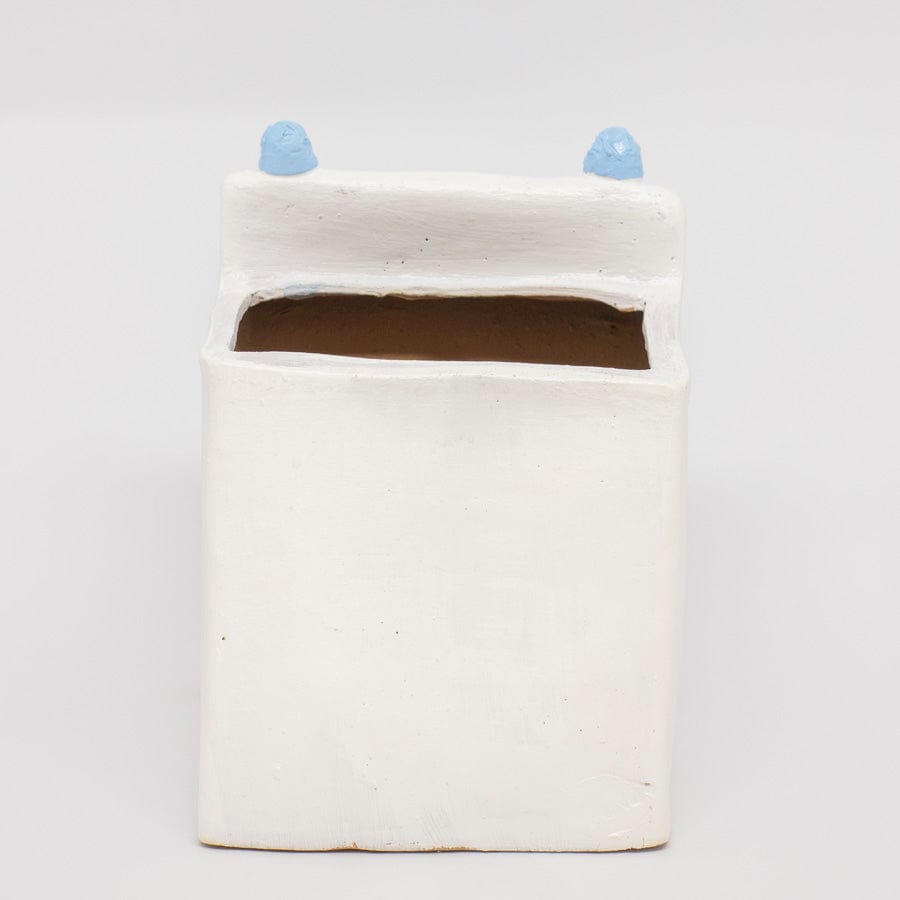 Vaso para Plantas Casario Ribeira Branco P